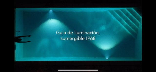 Guía de Iluminación sumergible